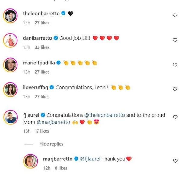 Leon Barretto and Marjorie Barretto