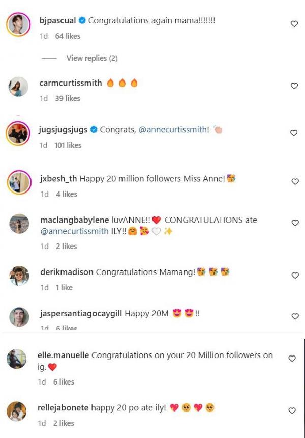 Anne Curtis Instagram follower