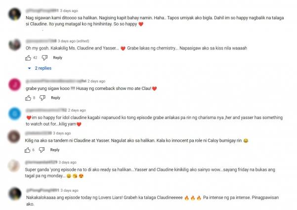 Lovers Liars Viewers Napasigaw Sa Kissing Scene Nina Claudine Barretto At Yasser Marta