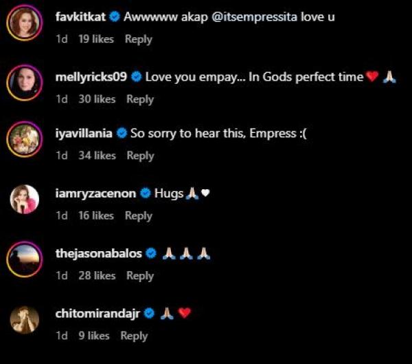 Comments in Empress Schuck post