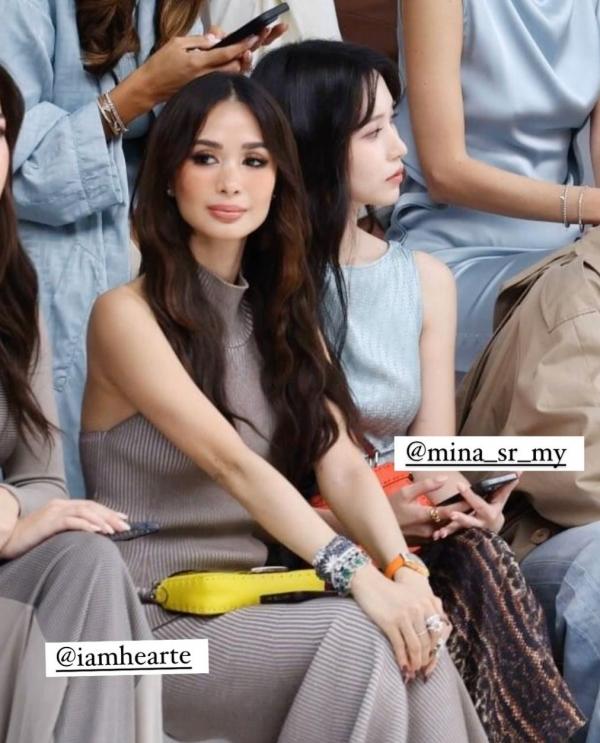 TWICE's Mina graces Fendi Haute Couture in Paris, shares moments with Heart Evangelista TWICE's Mina graces Fendi Haute Couture in Paris, shares moments with Heart Evangelista