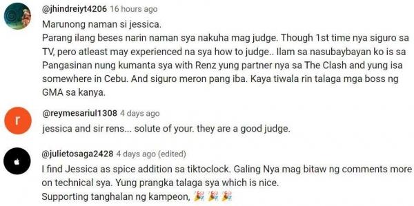 Reaction to Tanghalan ng Kampeon judges