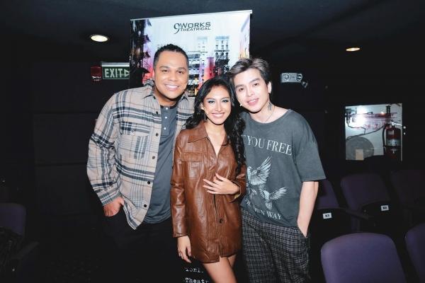 Garrett Bolden Thea Astley and Anthony Rosaldo on Rent