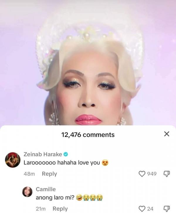 Zeinab Harake s comment on Vice Ganda s TikTok video