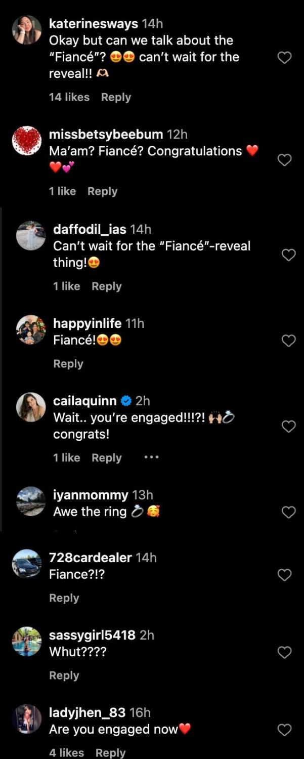 Comments on Michelle Madrigal s Instagram account