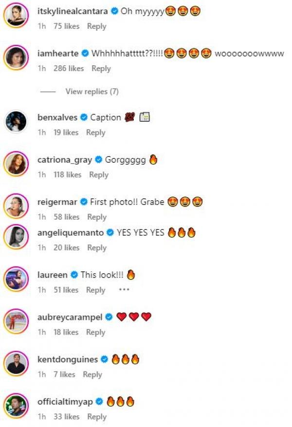 Celebrities comment on Bea Alonzo s pictures
