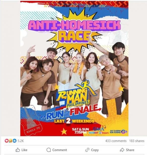 Running Man PH finale