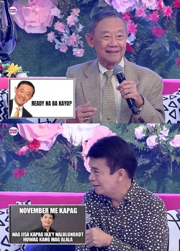 Jose Mari Chan and Renz Verano