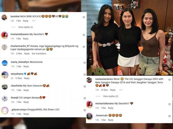 Diana Zubiri with Sanya Lopez and Bianca Umali