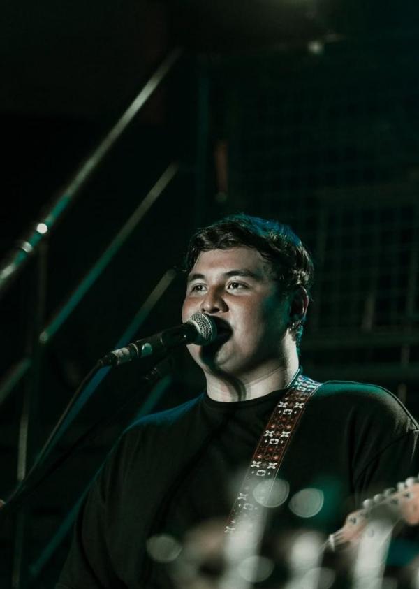 Matt Lozano on stage