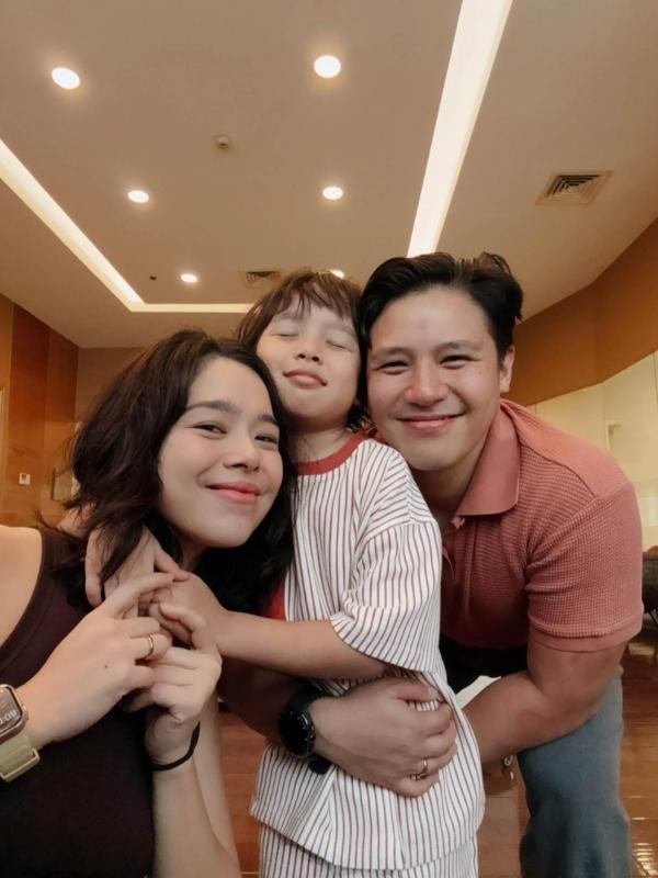 Saab Magalona with son Vito
