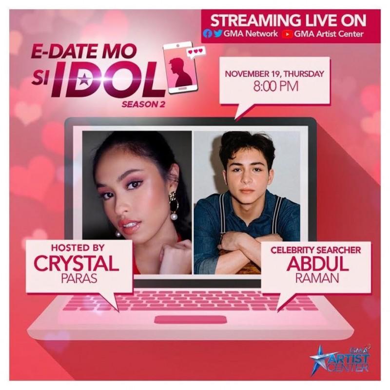 Abdul Raman and Crystal Paras in E Date Mo Si Idol