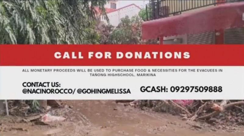 Rocco Nacino calling for donation