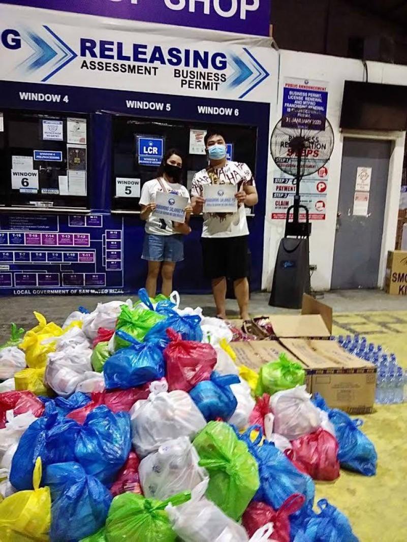 Elyson Edouardo Caranza at Karla Mae Golosinda