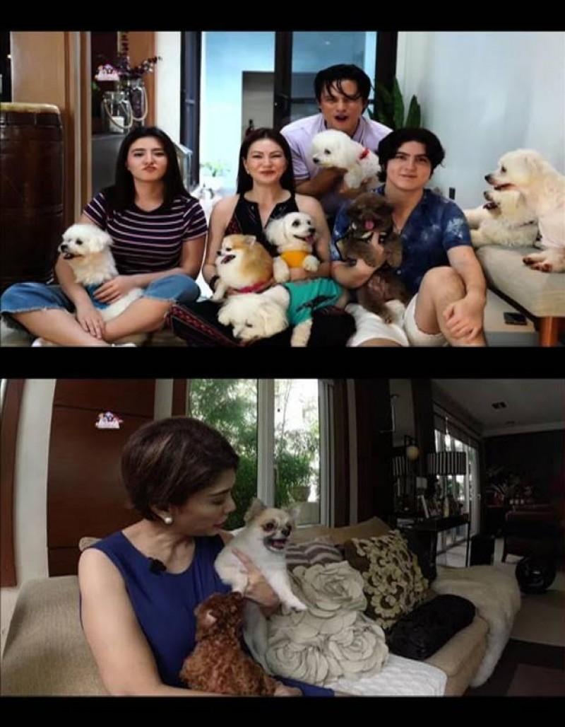 Pops Fernandez and Legaspi family