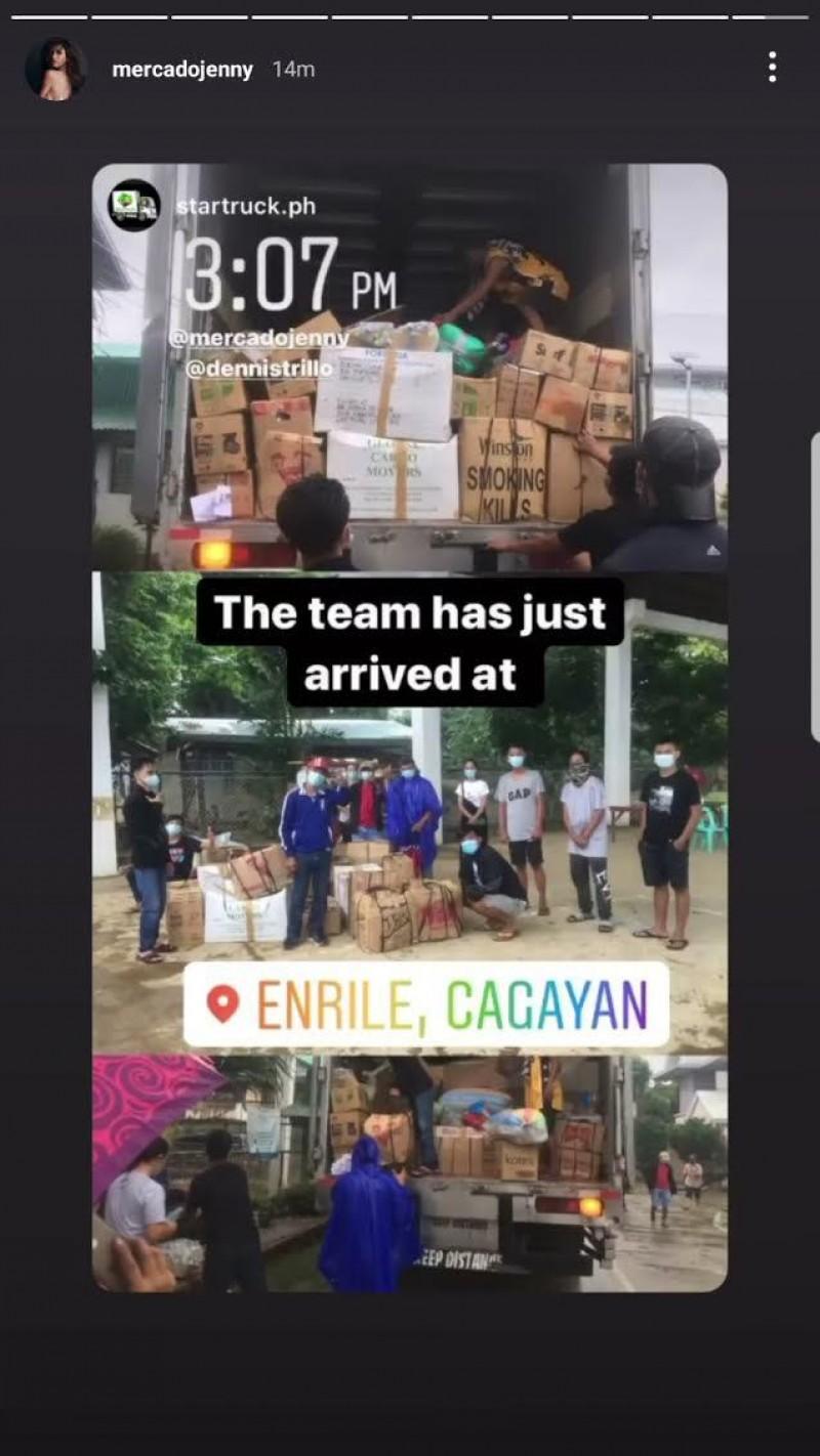 Donation drive nina Jennylyn Mercado at Dennis Trillo