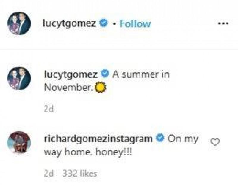 Lucy Torres Instagram comments