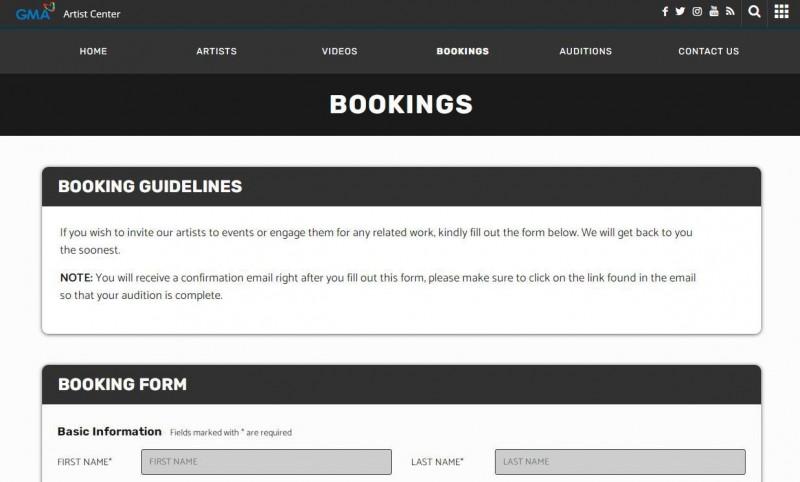 Bookings