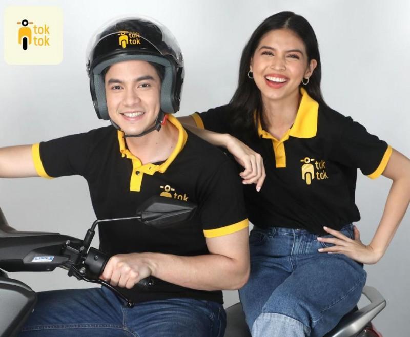 Maine Mendoza and Alden Richards are the newest endorsers of the delivery app TokTok