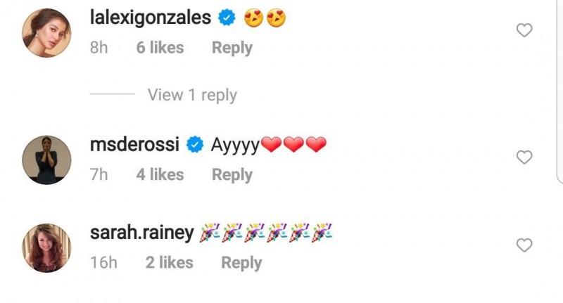 Comments on Glaiza de Castro s IG post