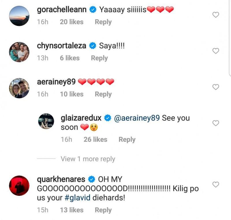 Comments on Glaiza de Castro s IG post