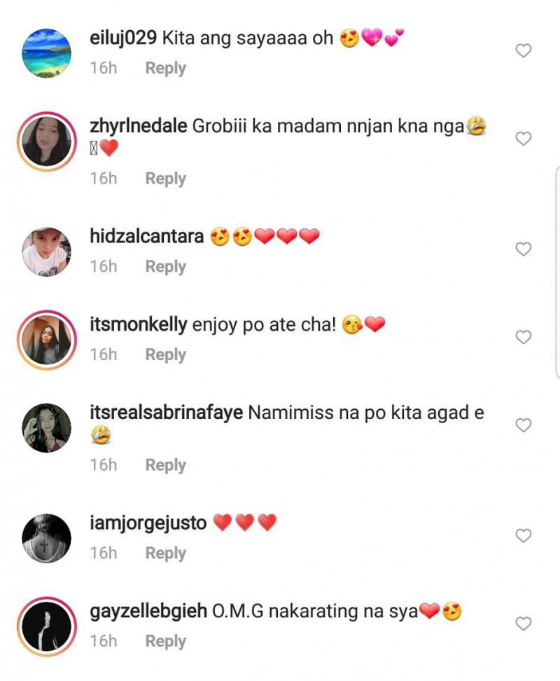 Comments on Glaiza de Castro s IG post