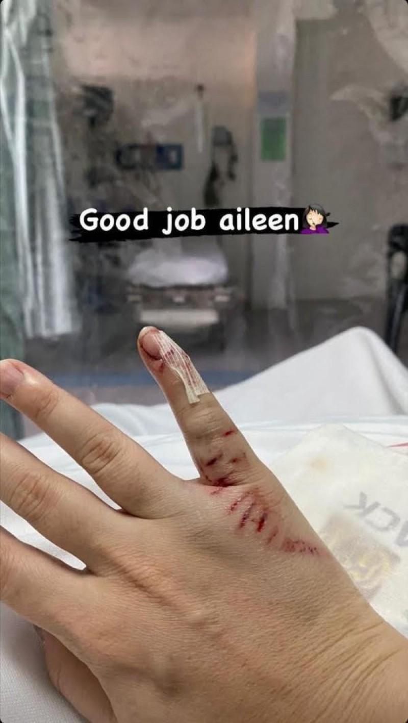 Iwa Motto figured in a small accident