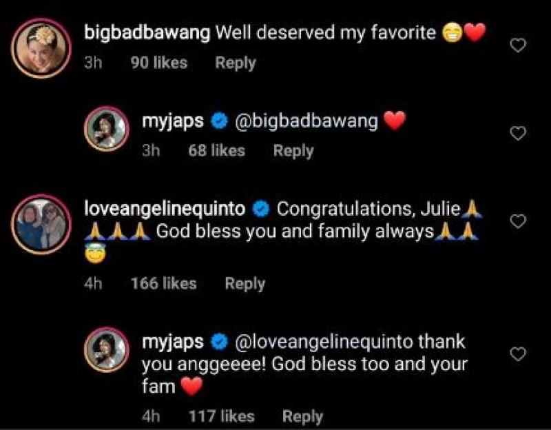 Photos taken from Julie Anne San Jose s Instagram account