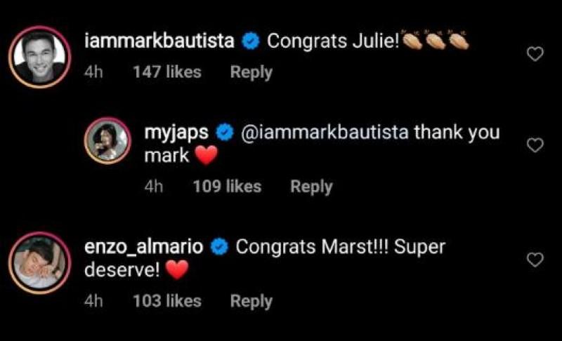 Photos taken from Julie Anne San Jose s Instagram account