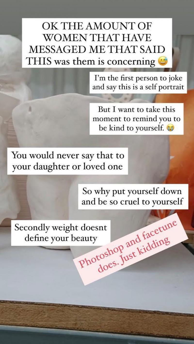 Isabelle Daza s message