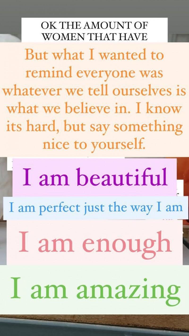 Isabelle Daza s message