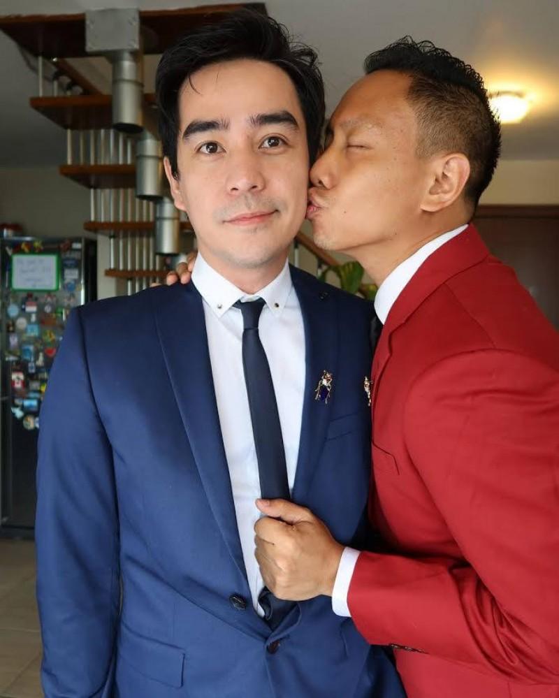 Mikey Bustos and partner RJ Garcia celebrate 8th anniversary | GMA ...