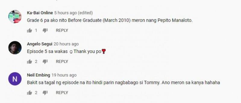 Comments taken from the YouLOL channel