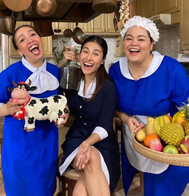 Kakai Bautista Sanya Lopez and Cai Cortez