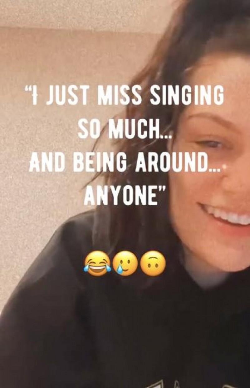  jessie j on ig live