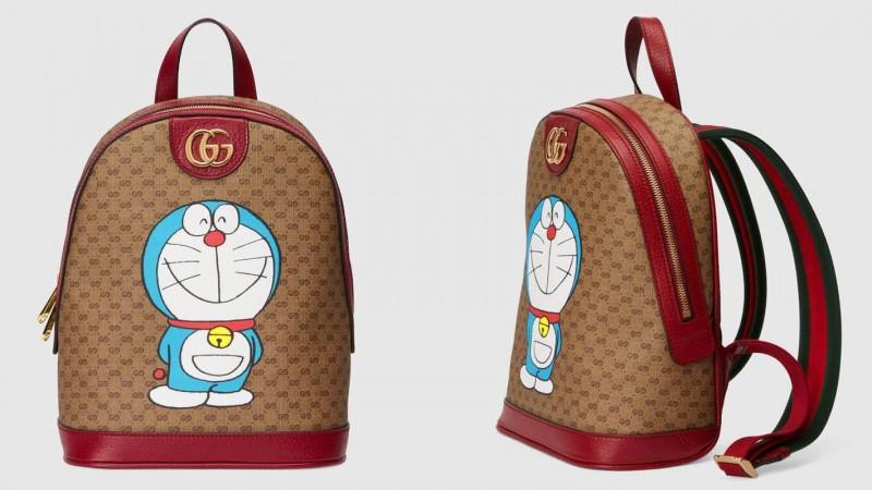 doraemon x gucci small shoulder bag