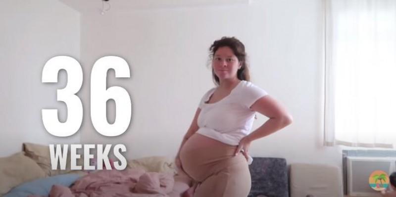 Andi Eigenmann at 36 weeks pregnant with her third child