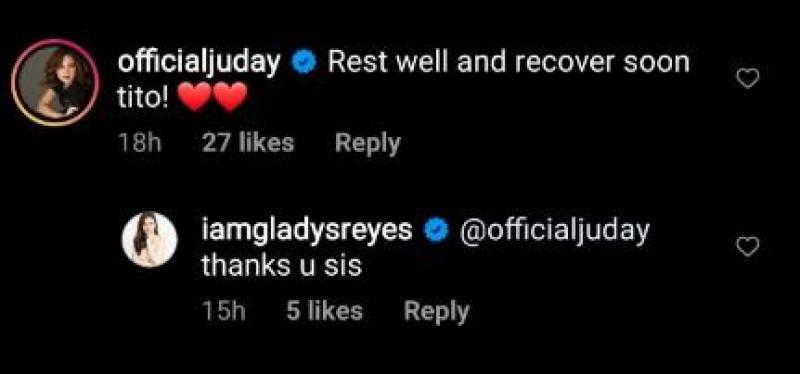 Photos taken from Gladys Reyes Instagram account