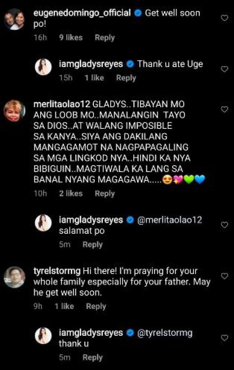 Photos taken from Gladys Reyes Instagram account