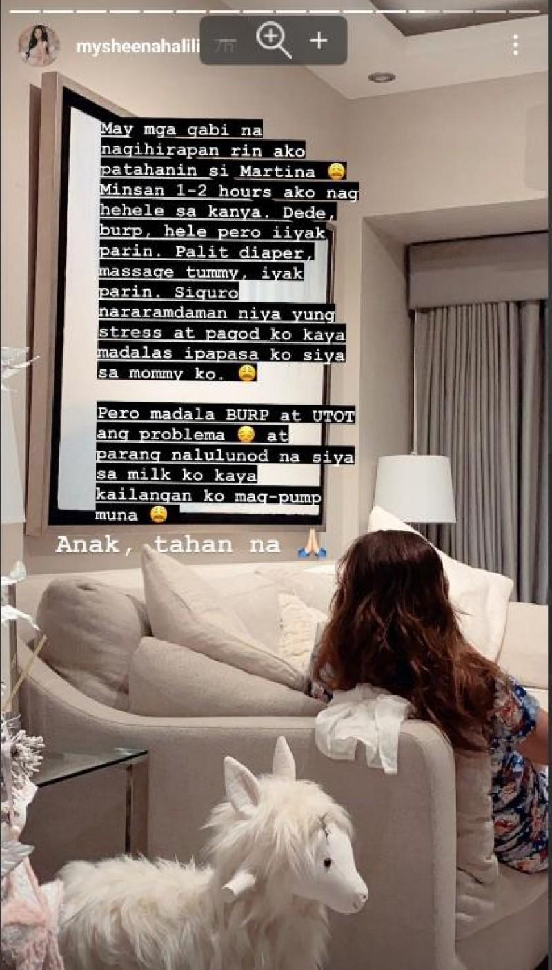 Photos taken from Sheena Halili s Instagram Story