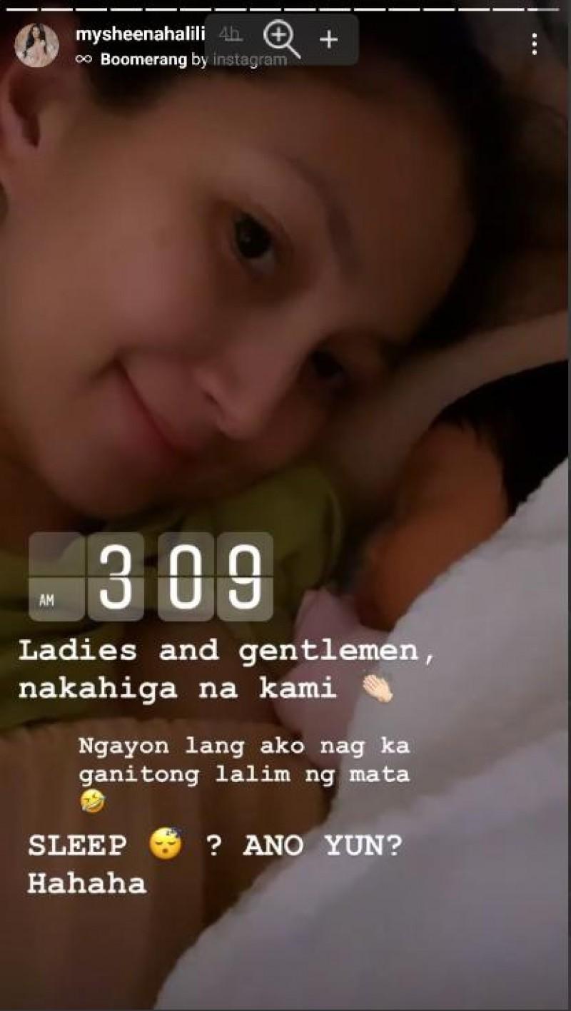 Photos taken from Sheena Halili s Instagram Story