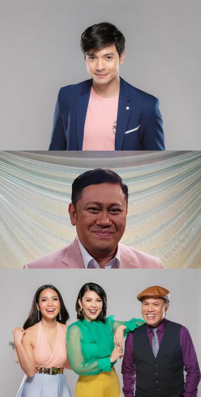 Alden Richards Betong Sumaya Mel Villena Pops Fernandez at Aicelle Santos