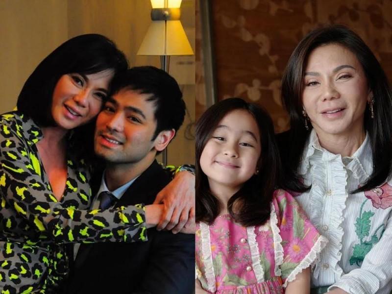 Hayden Kho and Scarlet Snow Belo with Vicki Belo