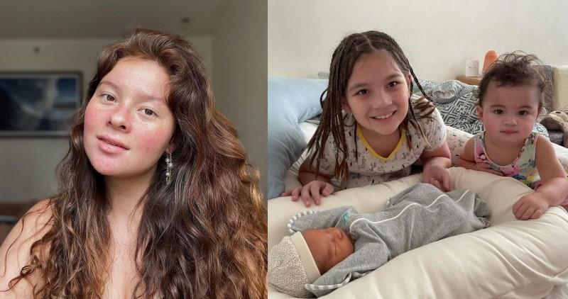 Andi Eigenmann and her 3 kids