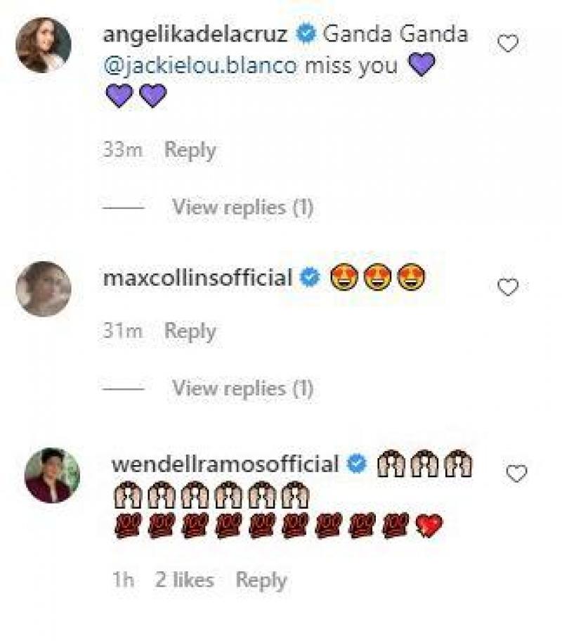 Celebrities react to Jackie Lou Blancos photo