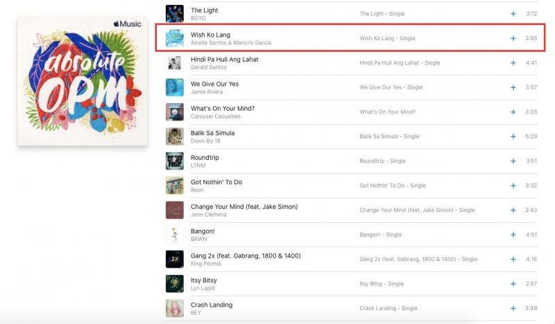 Wish Ko Lang in Apple Music