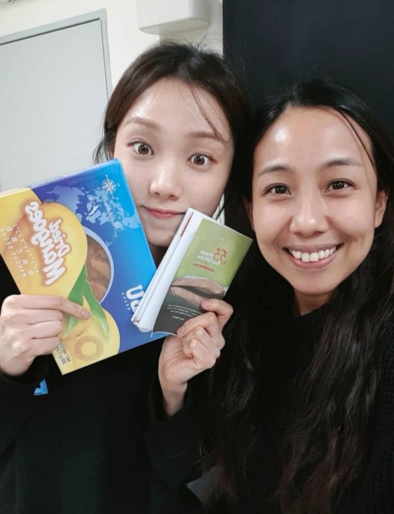 Cherish Maningat kasama sina Lee Sung kyung at Han Suk kyu