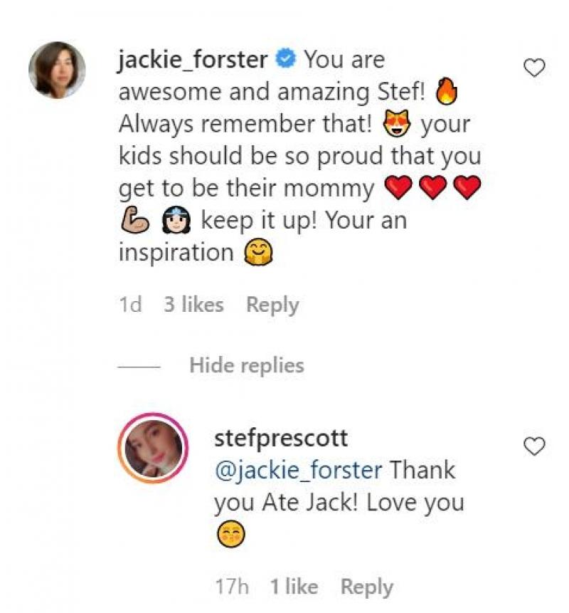 Photos taken from Stef Prescott s Instagram account