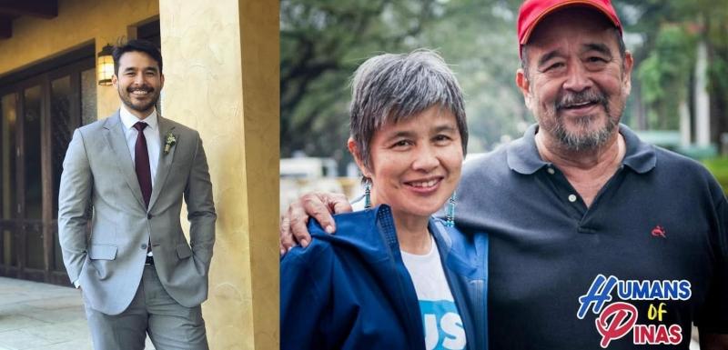 Atom Araullo and parents