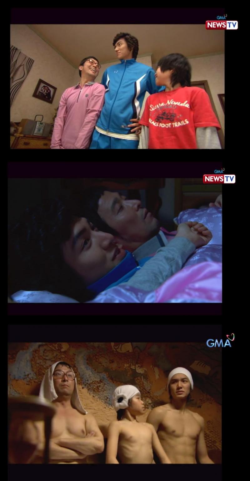 Si Gu Jun pyo kasama ang pamilya ni Jan di